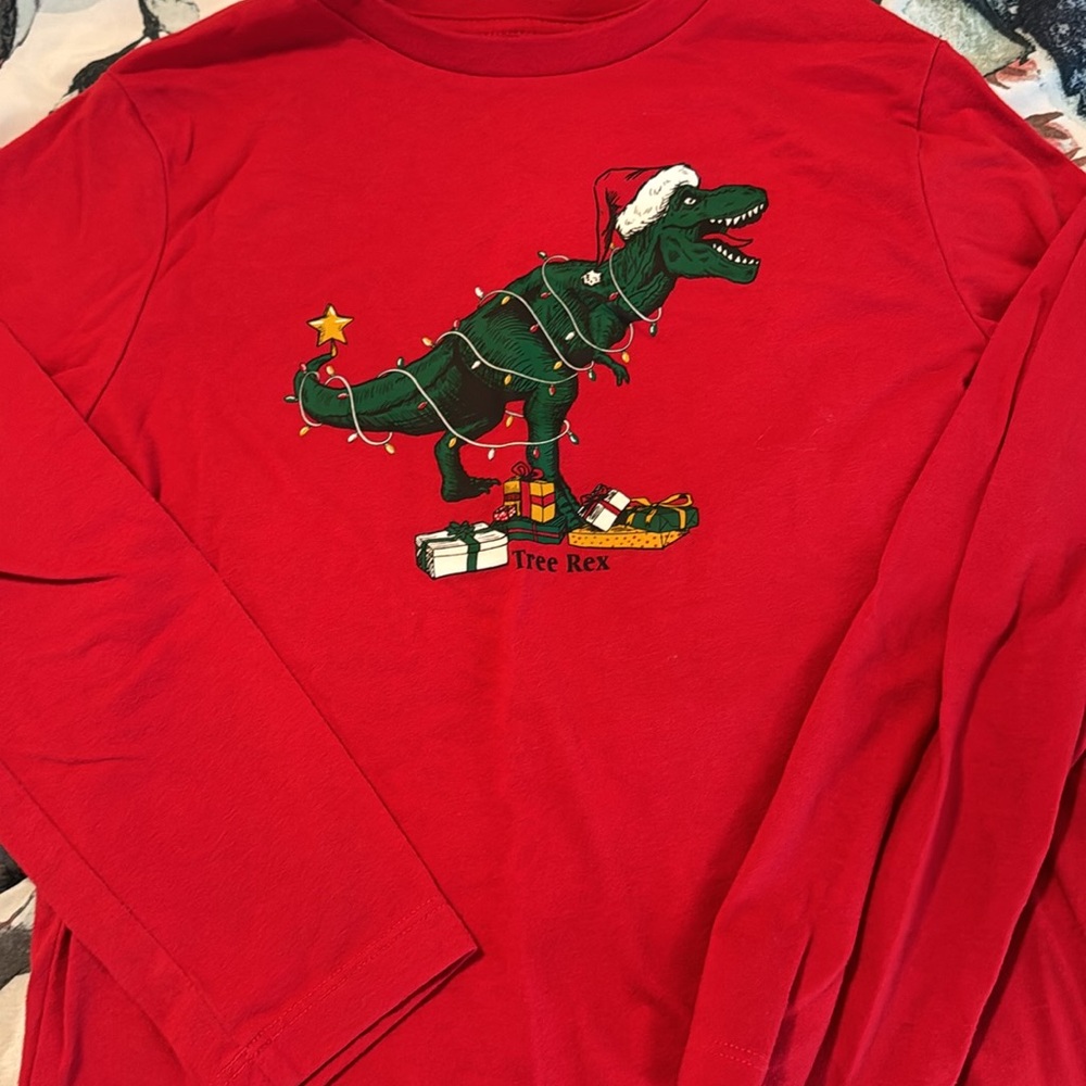 Boys Christmas pajama set size S/M - Picture 2 of 3
